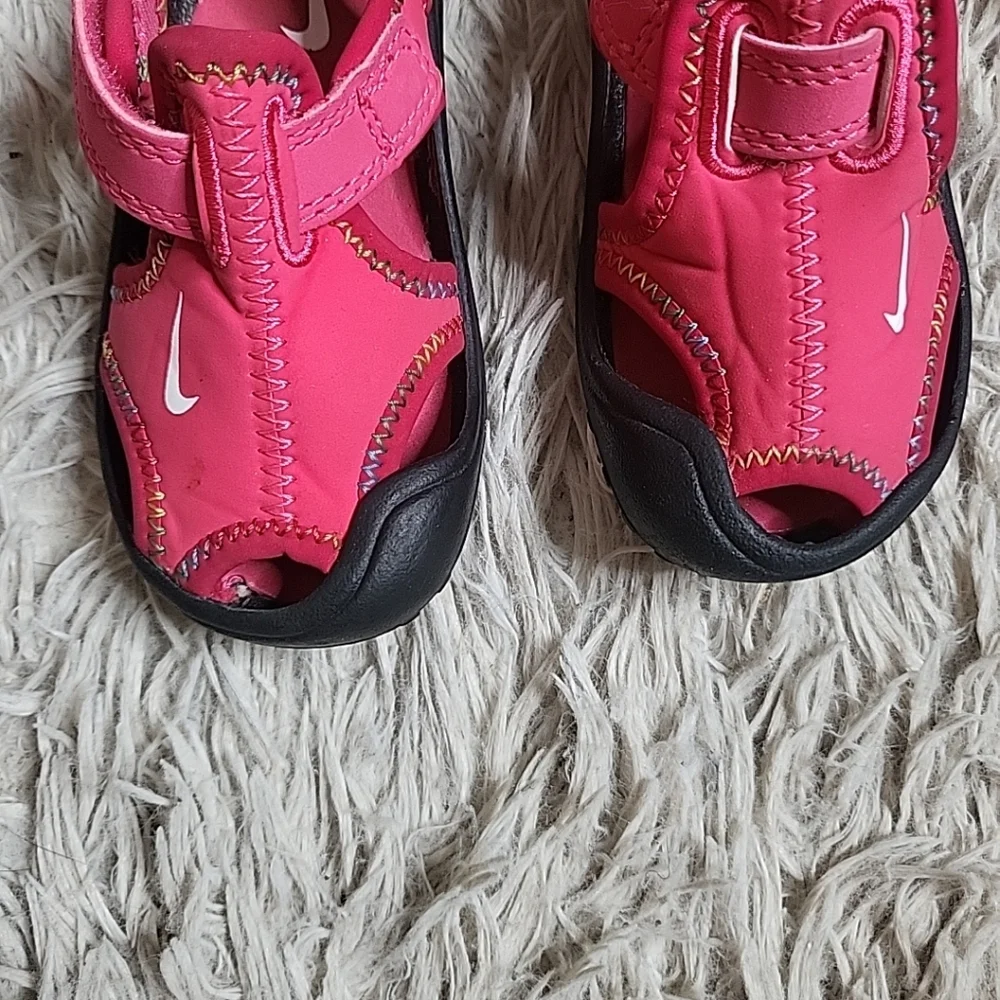 Kids Little Girls Nike Sunray Protected Sandals Neoprene 344993 Watersport 5